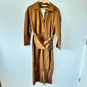 NWT Zara Long-Sleeve Dress